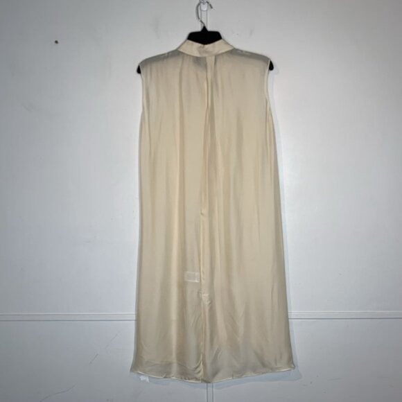 BIRGITTE HERSKIND Norma Silk-Blend Sleeveless Shirt Dress - Picture 6 of 11